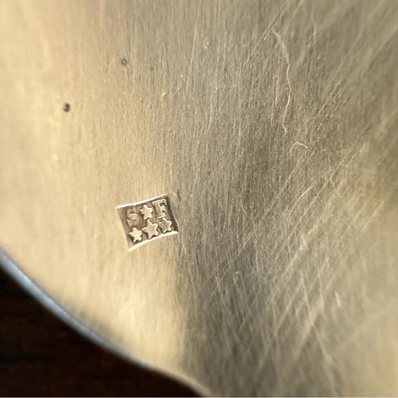 10 SAGLIER FRERES SilverPlated SPOONS - Shell Tip Design - Pattern Name S1F3 - Picture 6 of 16